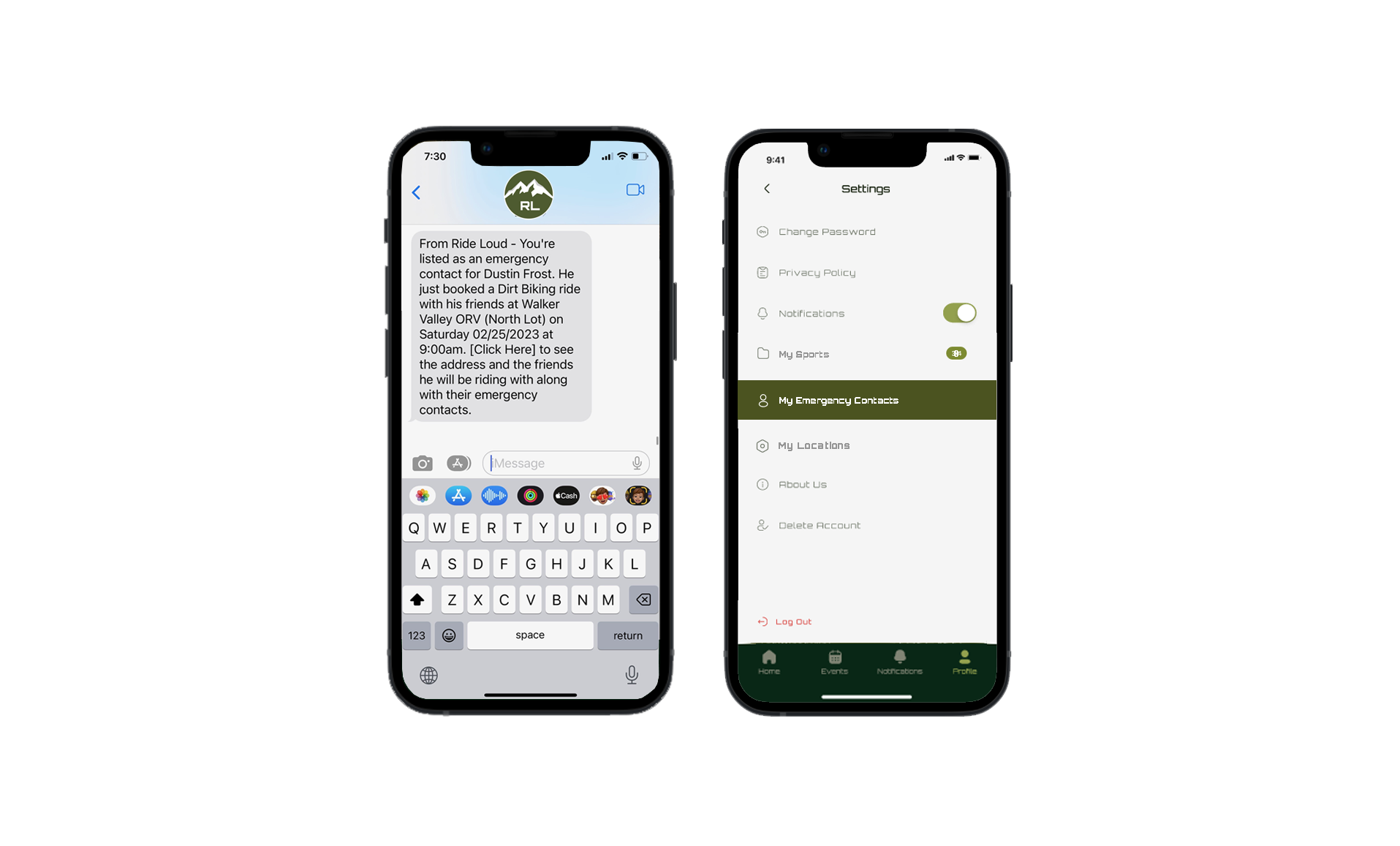 Rideloud Simple Scheduling And Safety Features