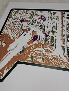 Mountain Bike Poster - Hand Made